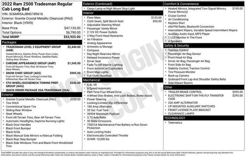 2022 RAM 2500 Tradesman