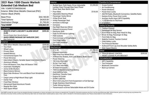 2021 RAM 1500 Classic SLT