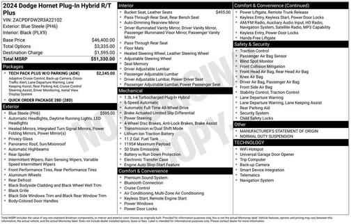 2024 Dodge Hornet R/T Plus