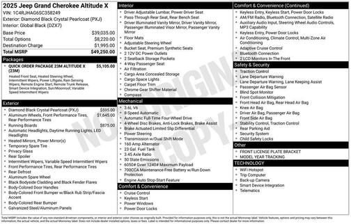 2025 Jeep Grand Cherokee Laredo