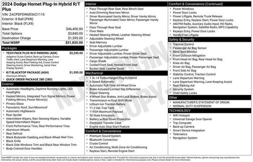 2024 Dodge Hornet R/T Plus