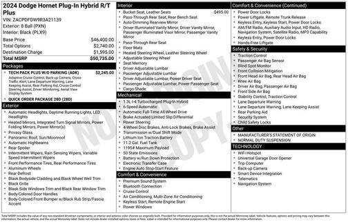 2024 Dodge Hornet R/T Plus