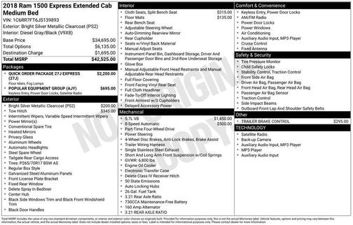 2018 RAM 1500 Express