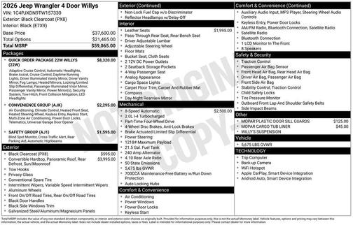2026 Jeep Wrangler Sport