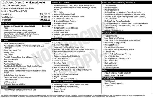 2025 Jeep Grand Cherokee Laredo