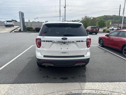 White Platinum Tri-Coat Metallic 2019 Ford Explorer XLT