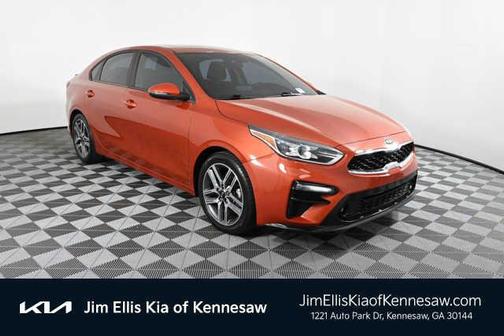 Fire Orange 2021 Kia Forte GT-Line