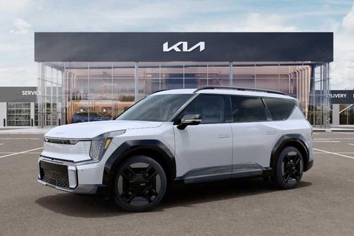 Glacier White 2026 Kia EV9 GT-Line