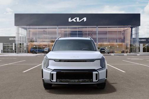Glacier White 2026 Kia EV9 GT-Line