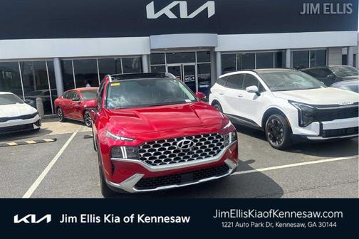 Calypso Red 2022 Hyundai SANTA FE Limited