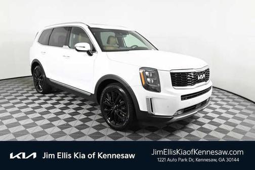 Glacial White Pearl 2022 Kia Telluride SX