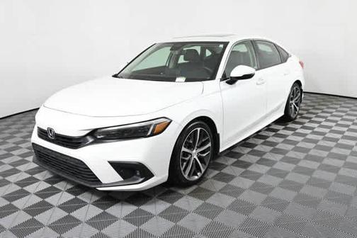 Platinum White Pearl 2024 Honda Civic Touring