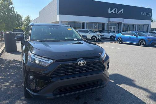 Midnight Black Metallic 2023 Toyota RAV4 XLE Premium