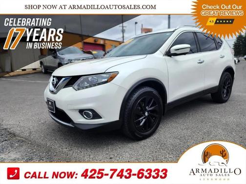 Pearl White 2016 Nissan Rogue SL