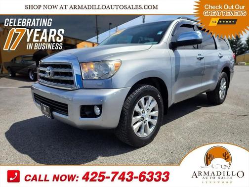 Slate Metallic 2008 Toyota Sequoia Limited