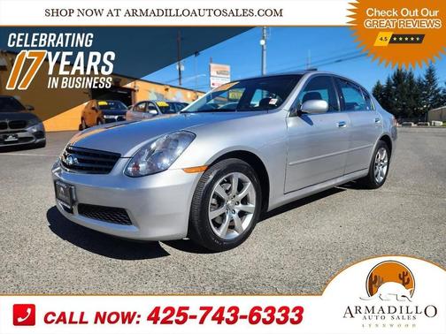 Silver 2005 INFINITI G35x Base