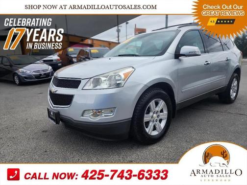 Silver Ice Metallic 2012 Chevrolet Traverse LT