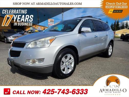 Silver Ice Metallic 2012 Chevrolet Traverse LT