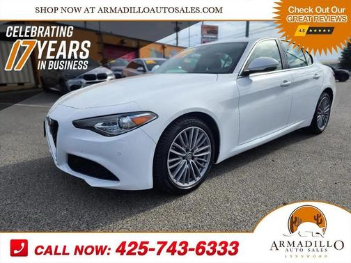 Alfa White 2017 Alfa Romeo Giulia Ti