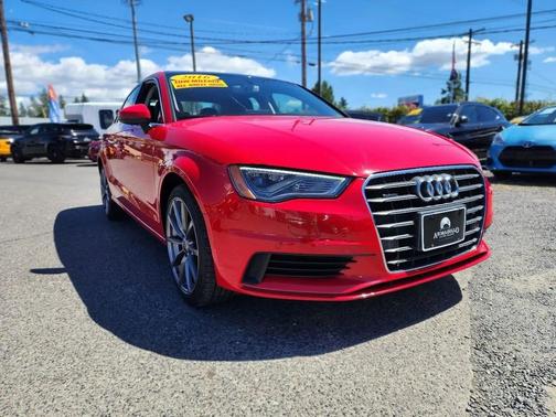 Brilliant Red 2016 Audi A3 2.0T Premium Plus