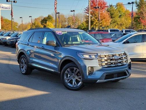 Vapor Blue 2025 Ford Explorer Active