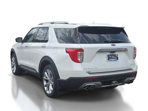 White Metallic 2021 Ford Explorer Platinum