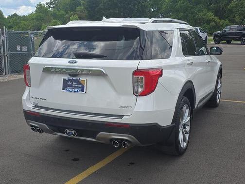 White Metallic 2021 Ford Explorer Platinum