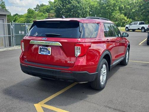 Red Metallic 2024 Ford Explorer XLT