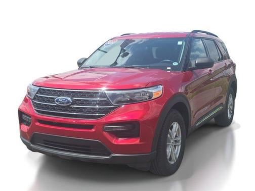 Red Metallic 2024 Ford Explorer XLT