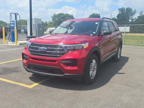 Red Metallic 2024 Ford Explorer XLT