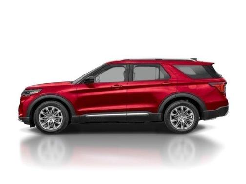 Red Metallic 2026 Ford Explorer Platinum