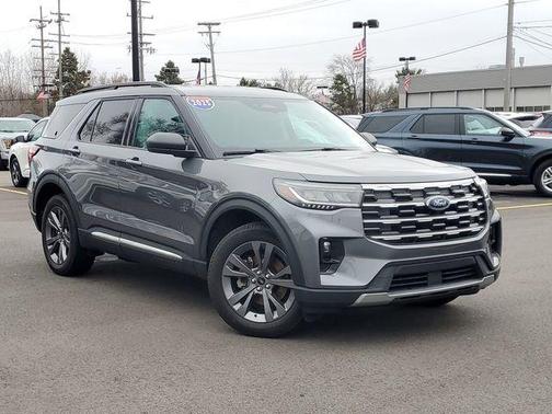 Gray Metallic 2025 Ford Explorer Active