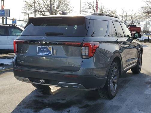 Gray Metallic 2025 Ford Explorer Active