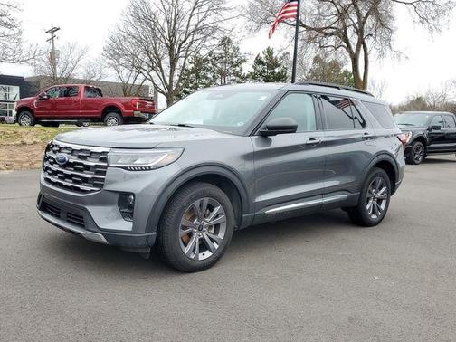 Gray Metallic 2025 Ford Explorer Active