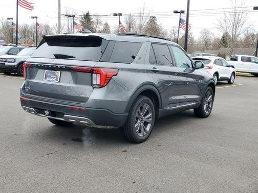 Gray Metallic 2025 Ford Explorer Active