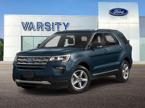 White Platinum Clearcoat Metallic 2018 Ford Explorer Limited