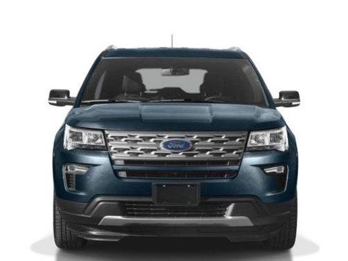 White Platinum Clearcoat Metallic 2018 Ford Explorer Limited
