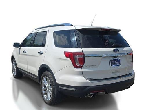 White Platinum Clearcoat Metallic 2018 Ford Explorer Limited