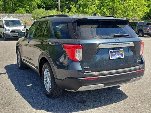 Blue Metallic 2024 Ford Explorer XLT