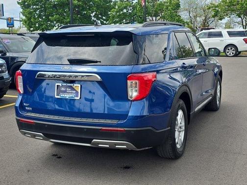 Blue Metallic 2023 Ford Explorer XLT