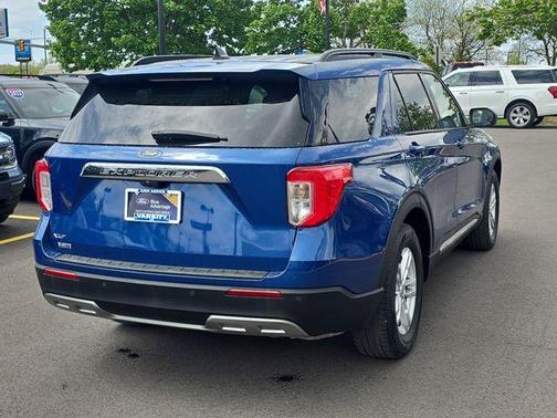 Blue Metallic 2023 Ford Explorer XLT