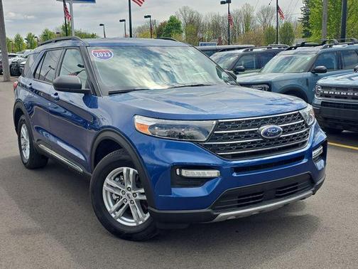 Blue Metallic 2023 Ford Explorer XLT