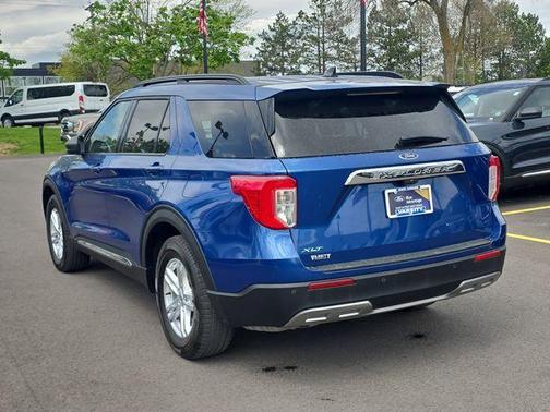Blue Metallic 2023 Ford Explorer XLT