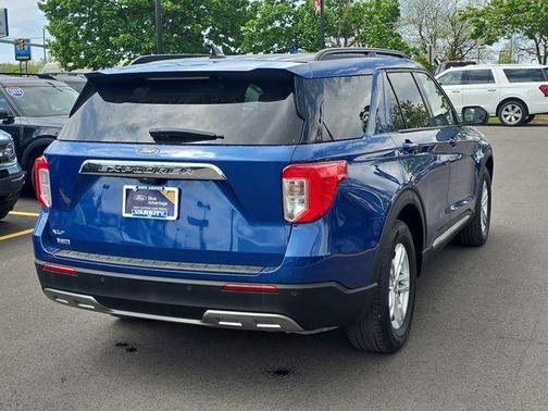 Blue Metallic 2023 Ford Explorer XLT