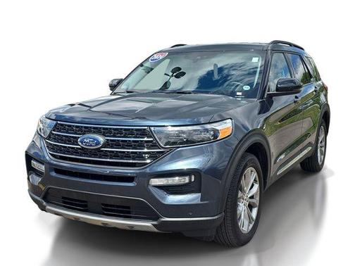 Blue Metallic 2024 Ford Explorer XLT