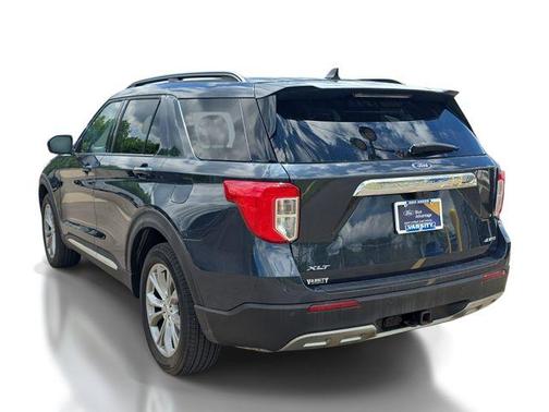 Blue Metallic 2024 Ford Explorer XLT