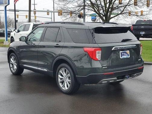 Forged Green Metallic 2024 Ford Explorer XLT