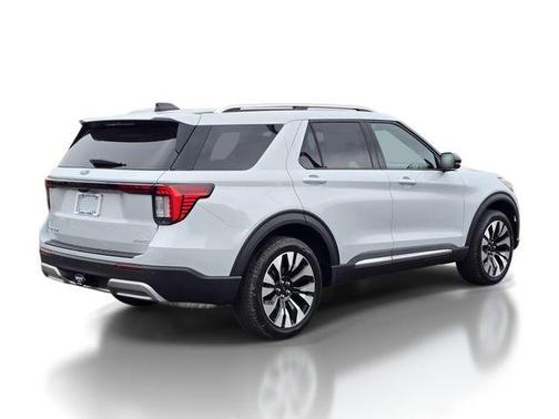 Silver 2026 Ford Explorer Platinum