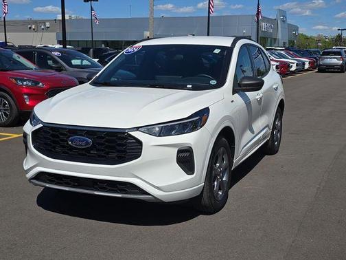White Metallic 2024 Ford Escape ST-Line