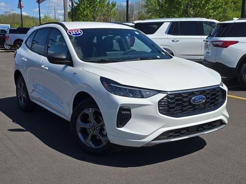 White Metallic 2024 Ford Escape ST-Line